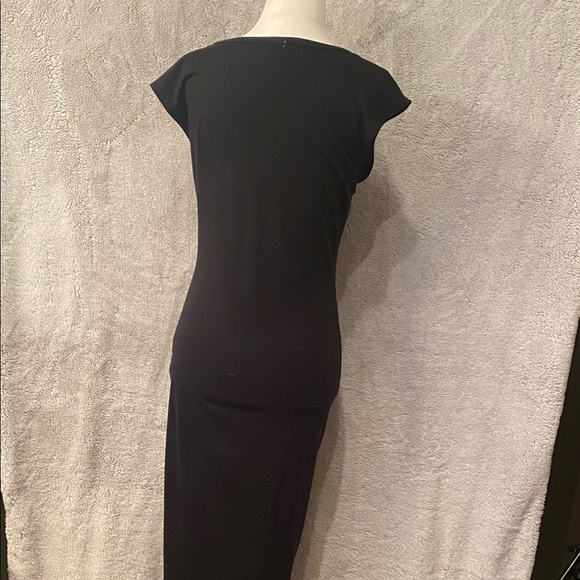 LNA Black 3/4 length dress - Picture 2 of 4